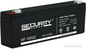 Аккумулятор SF 12 В, 2.2 Ач