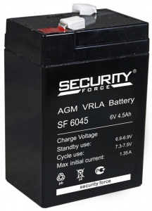 Аккумулятор SF 6 В, 4.5 Ач