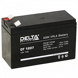 Aккумулятор DT 12 В, 7 Ач Delta