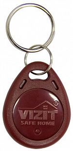 VIZIT - RF 3.1 (Red) Брелок proximity (Mifare-13.56 МГц)