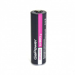 Элемент питания ER14505 GoPower, литий-тионилхлоридный элемент питания